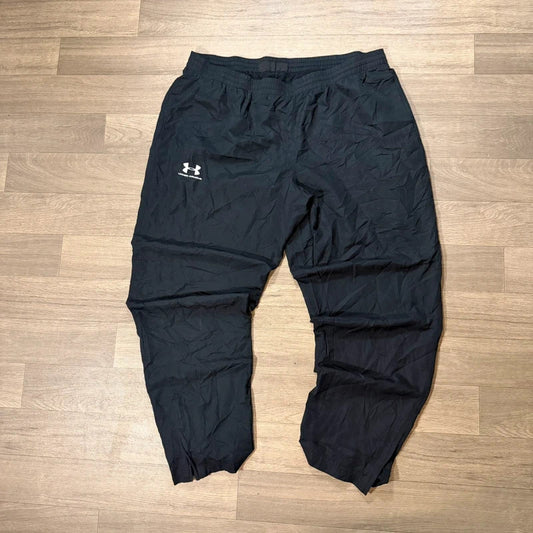 Under armour baggy mesh lined track pant trousers black size XXL 166