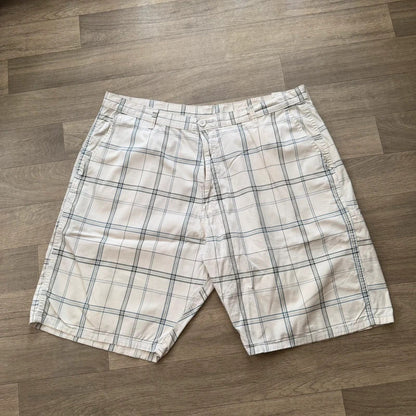 Wrangler vintage Y2K baggy relaxed skater style cargo chino checked shorts W40 050