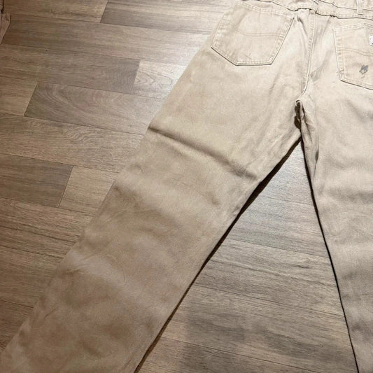 Vintage Carhartt Y2K 00s twill work pant beige trousers W34 L33 208