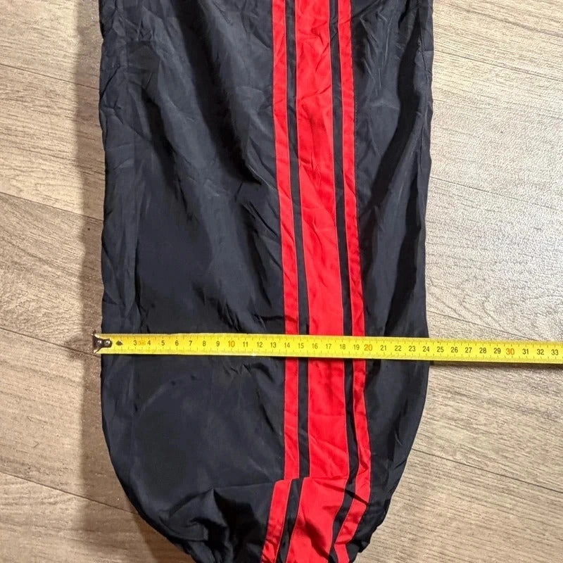Vintage Y2K Fila early 2000s stripe nylon track pant trousers Size S 214