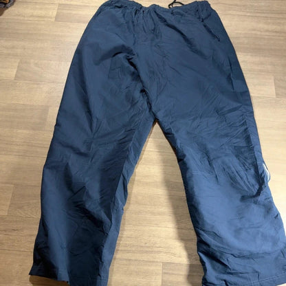 Reebock vintage Y2K navy baggy nylon track pants trousers L  224