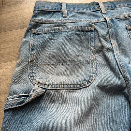 Dickies vintage Y2K denim cargo carpenter relaxed jorts shorts W34 114
