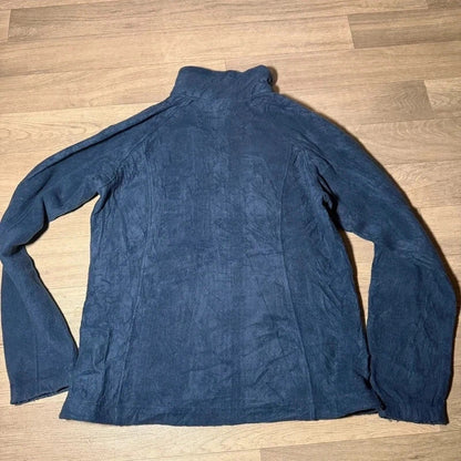 Columbia vintage navy logo fleece jacket size L 265