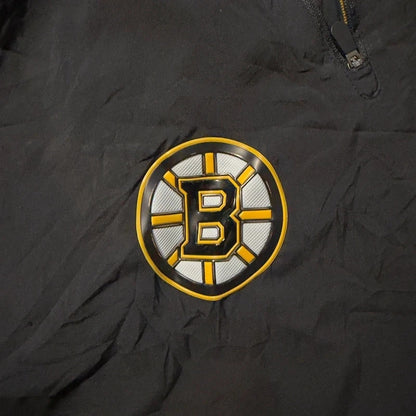 NHL Boston Bruins Track Pants Black Yellow Y2K Sportswear mesh Joggers XL 220