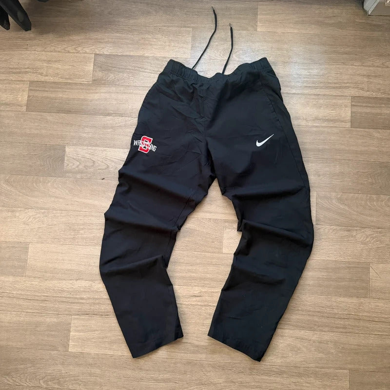 Vintage Nike dri-fit black Y2K nylon joggers size S 150