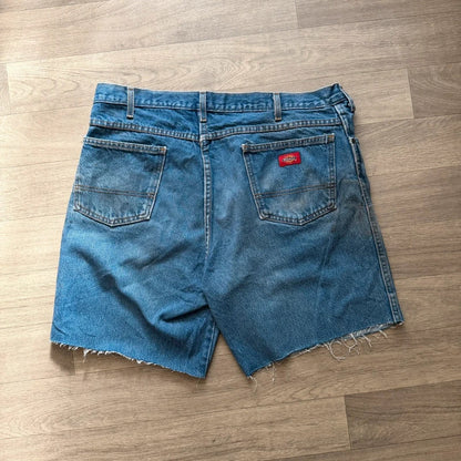 Vintage Dickies Y2K baggy relaxed denim blue shorts W40 041