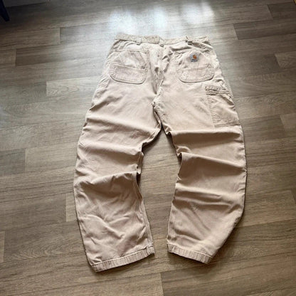 Carhartt relaxed fit beige Y2K cargo work pant trousers men’s W36 L30 200