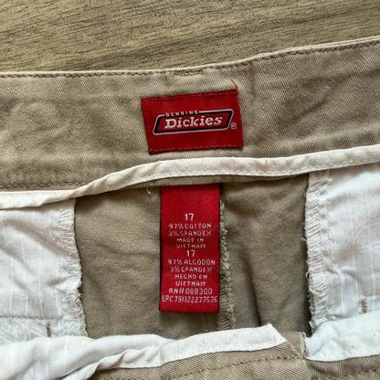 Vintage men’s dickies beige tan chino skater shorts W38 (08)