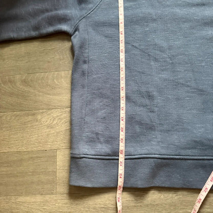 Carhartt relaxed fit light blue graphic spellout sleeve jumper men’s size S 107
