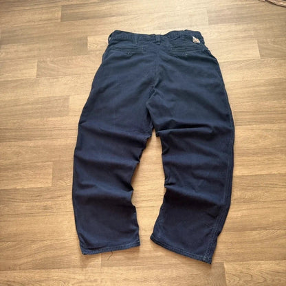 Vintage Cahartt cat2 FR navy work pant trousers W34 L30 211
