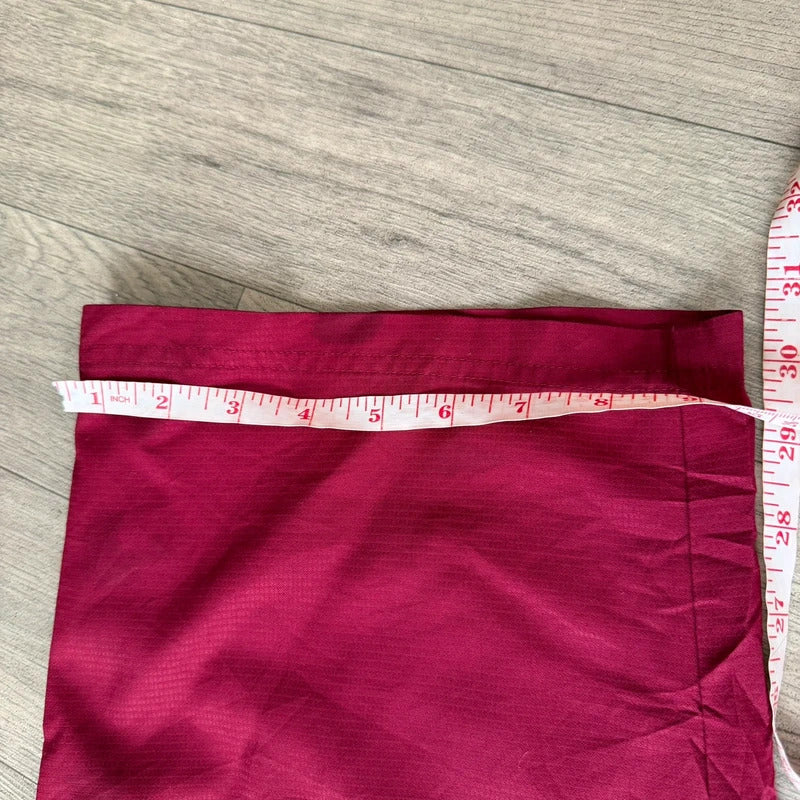 Adidas vintage Y2K wide leg nylon track pant trousers red size L 153