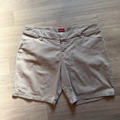Vintage men’s dickies beige tan chino skater shorts W38 (08)