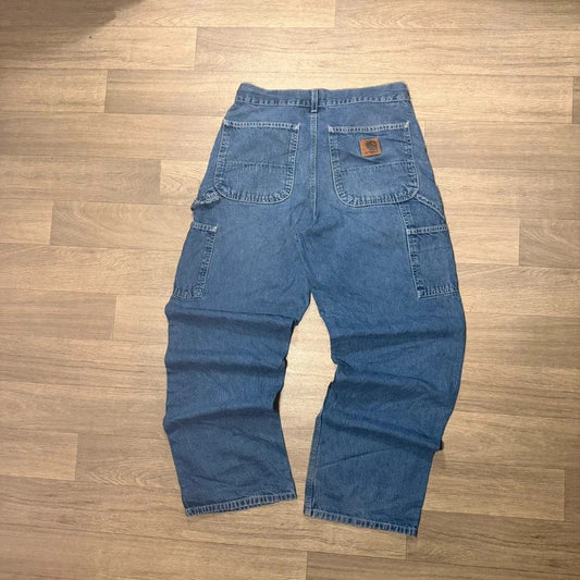 Carhartt vintage Y2K 2000s cargo carpenter 5 pocket jeans men’s W30 L28 192
