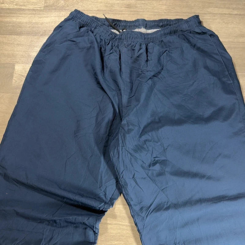 Reebock vintage Y2K navy baggy nylon track pants trousers L  224