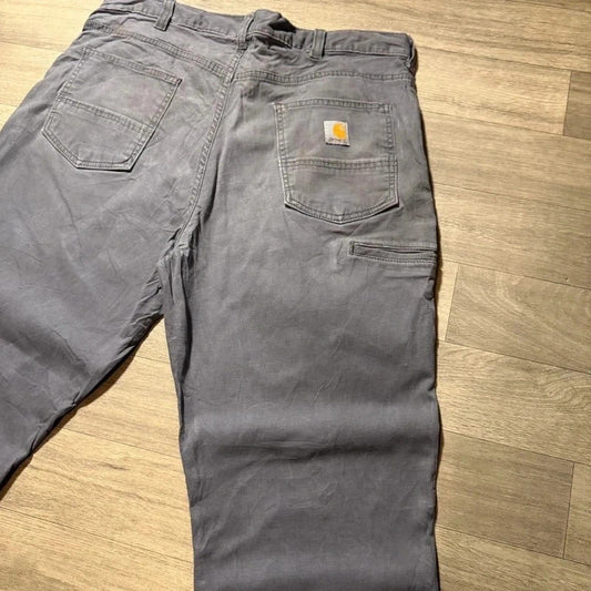 Carhartt relaxed fit grey cargo workwear trousers men’s size W38 L32  196