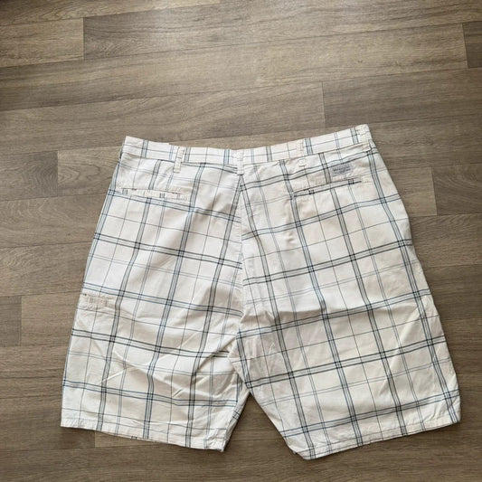 Wrangler vintage Y2K baggy relaxed skater style cargo chino checked shorts W40 050