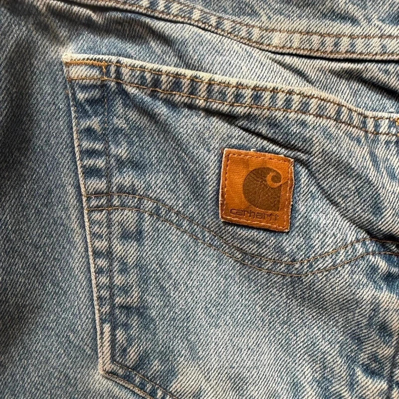 Carhartt vintage B160 DST relaxed fit baggy work style jeans blue W38 L30 203