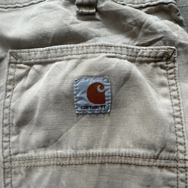 Carhartt relaxed fit beige Y2K cargo work pant trousers men’s W36 L30 200