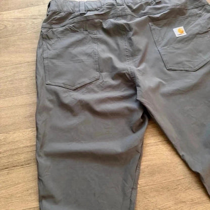 Carhartt relaxed fit grey cargo nylon work pant trousers size L 212