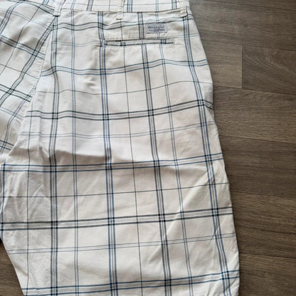 Wrangler vintage Y2K baggy relaxed skater style cargo chino checked shorts W40 050