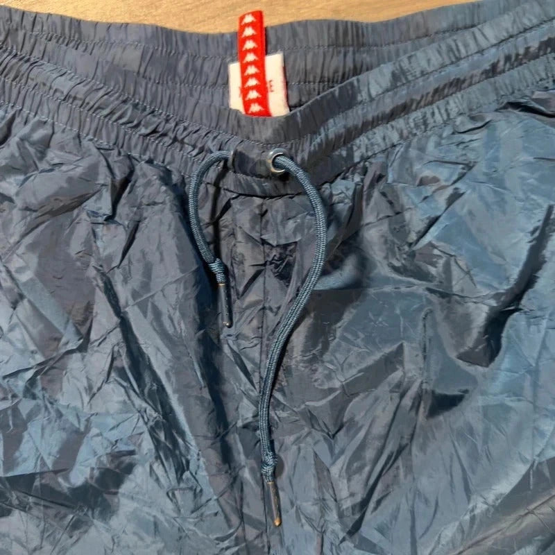 Vintage Kappa Track Pants Navy Purple White Y2K 90s Sportswear Joggers XL 218