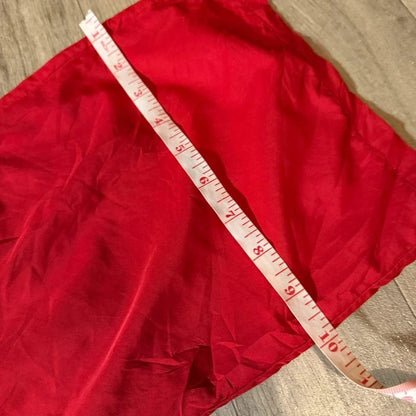 Under armour vintage relaxed baggy mesh lined red nylon track pants size M 197