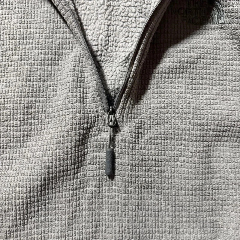 The north face grey quarter zip pullover fleece size M 269