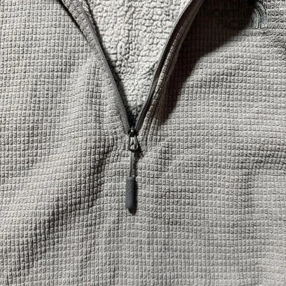 The north face grey quarter zip pullover fleece size M 269