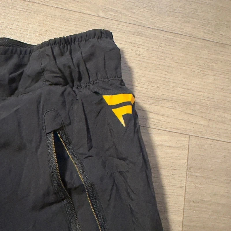 NHL Boston Bruins Track Pants Black Yellow Y2K Sportswear mesh Joggers XL 220