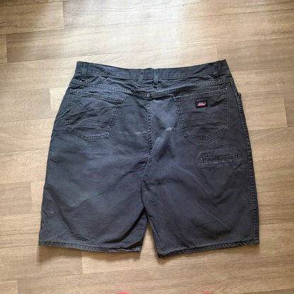 Vintage Dickies Cargo Shorts Black Baggy Workwear Y2K Skate Utility W40 095
