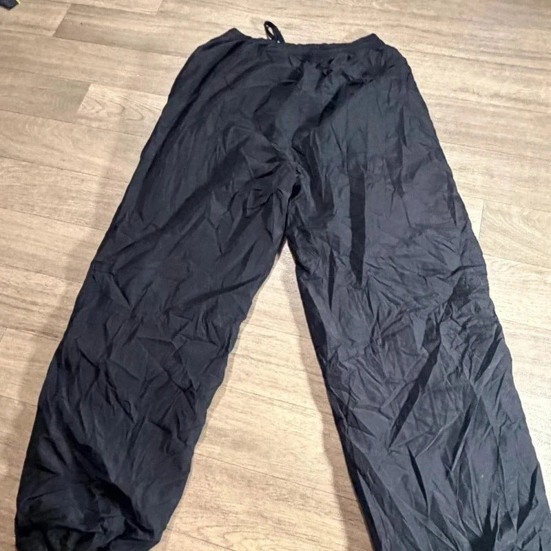 Vintage Y2K Fila early 2000s stripe nylon track pant trousers Size S 214