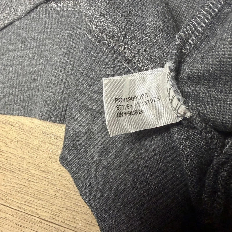 U.S polo assn grey vintage Y2K knitted quarter zip jumper size L 260