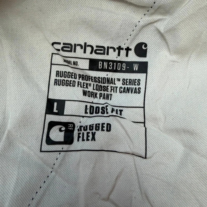 Carhartt rugged flex professional loose fit navy cavas work pant W38 L30 210