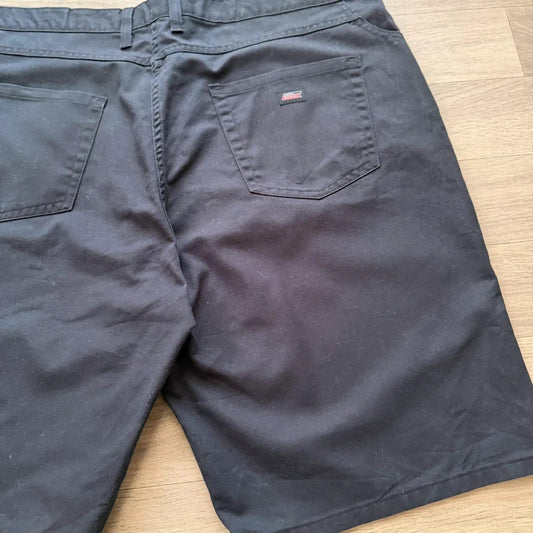 Vintage Y2K 2000s Dickies skater black relaxed baggy utility chino cargo shorts W42 (11)
