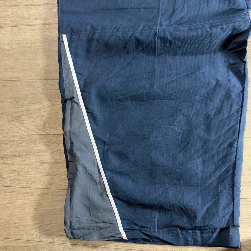 Reebock vintage Y2K navy baggy nylon track pants trousers L  224