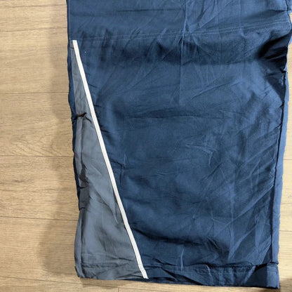 Reebock vintage Y2K navy baggy nylon track pants trousers L  224