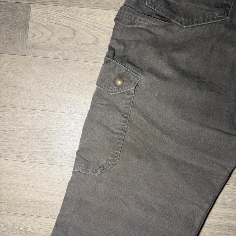 Carhartt double knee khaki cargo work style relaxed trousers size W32 L28 168