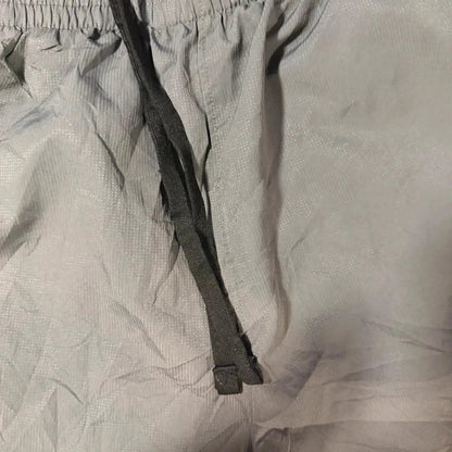 Under armour grey mesh lined nylon track pant trousers size L 221