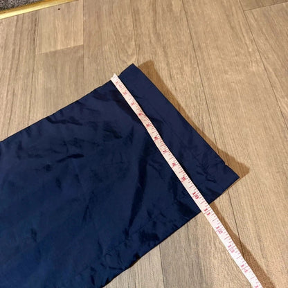 Vintage Y2K starter nylon baggy mesh lined track pants navy size S 198