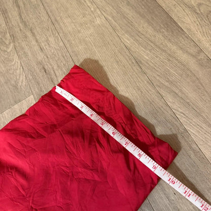 Adidas vintage Y2K red baggy climaproof mesh lined nylon track pant trousers size XL 164