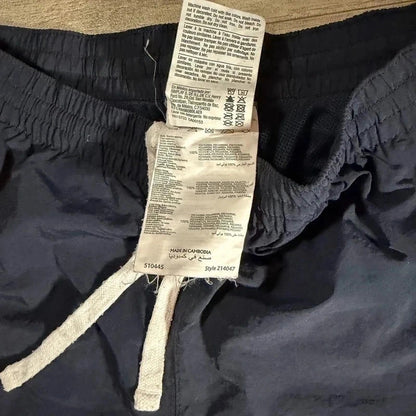 Vintage champion Y2K retro logo mesh lined baggy nylon track pant trousers M 216