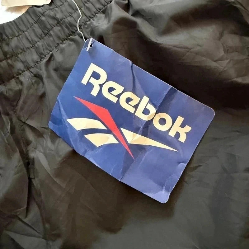Vintage Y2K Reebok classic button up leg 90s nylon mesh track pants Size XL  213