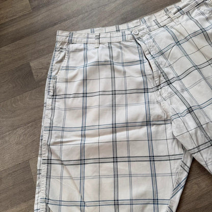 Wrangler vintage Y2K baggy relaxed skater style cargo chino checked shorts W40 050