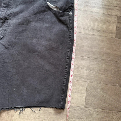 Vintage dickies Y2K relaxed skater style cargo shorts black W42 112