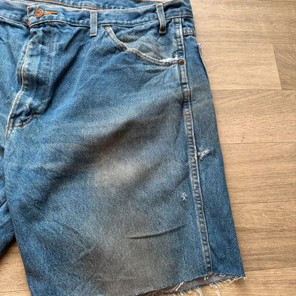 Vintage Dickies Y2K baggy relaxed denim blue shorts W40 041