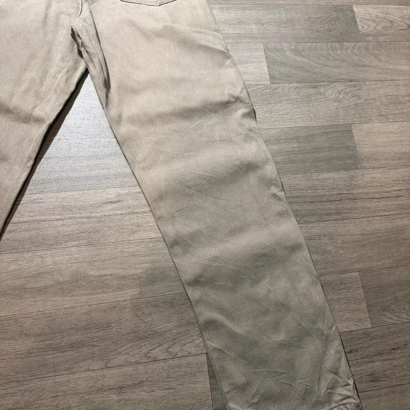 Vintage Carhartt Y2K 00s twill work pant beige trousers W34 L33 208