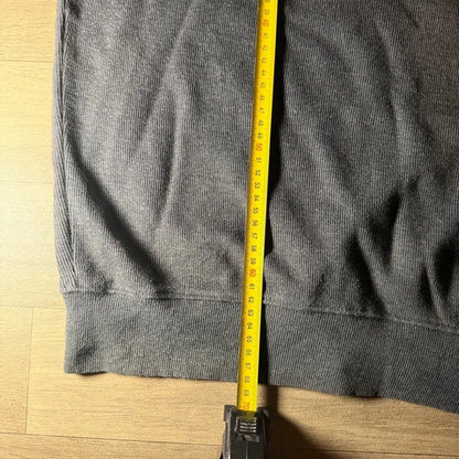 U.S polo assn grey vintage Y2K knitted quarter zip jumper size L 260