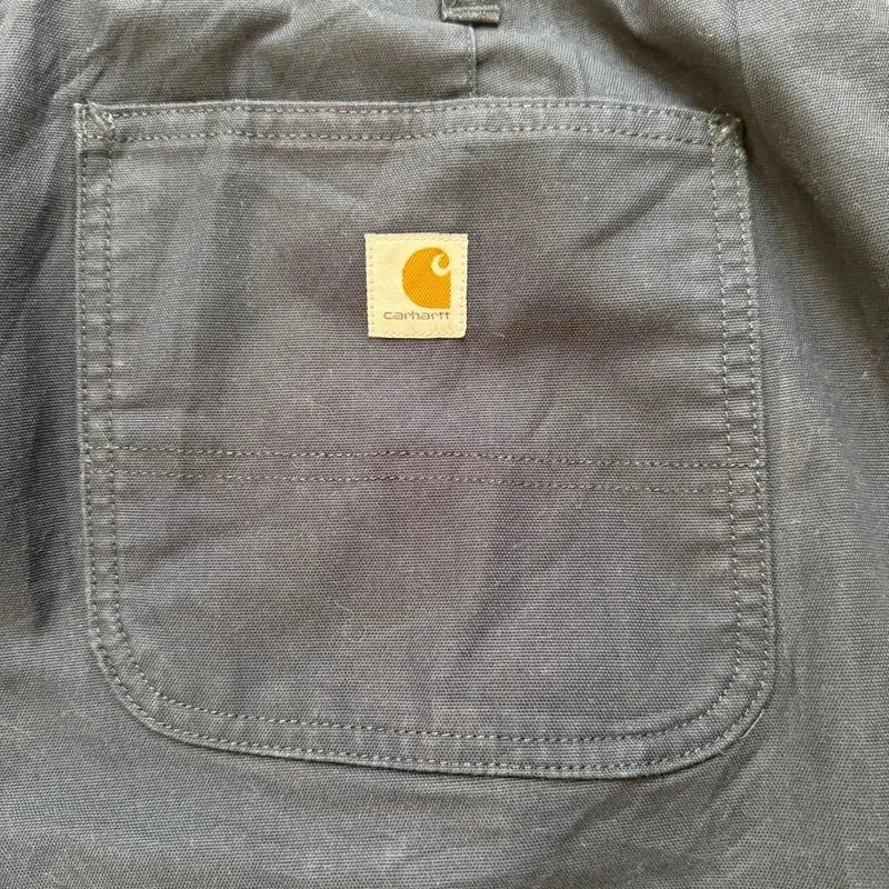 Carhartt rugged flex professional loose fit navy cavas work pant W38 L30 210