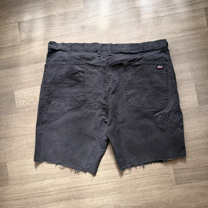 Vintage dickies Y2K relaxed skater style cargo shorts black W42 112