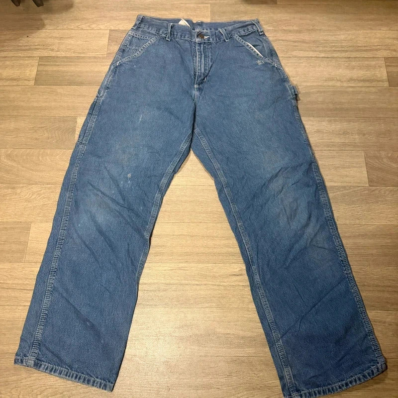 Carhartt vintage Y2K 2000s cargo carpenter 5 pocket jeans men’s W30 L28 192